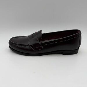 Eastland Classic II Penny Loafers Burgundy Leather Women’s 7.5M 3924M